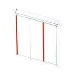 Grilaj din aluminiu 2m pentru bariera Came 001G0465