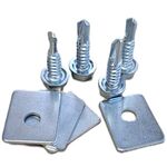 Set suruburi si saibe pentru montaj cremaliera teflonata