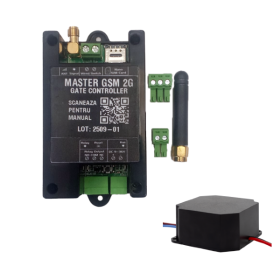 Modul GSM 2G cu sursa de alimentare inclusa – Control porti si bariere prin SMS/Apel