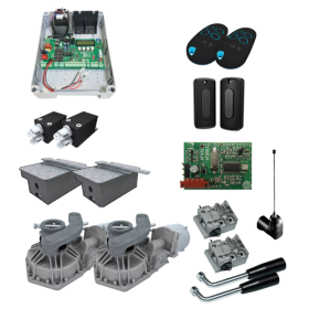 Kit automatizare ingropata pentru porti batante max. 2x5.5m , CAME FROG PLUS, 001FROG-PM4
