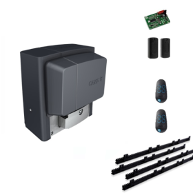 Kit de automatizare porti culisante 400Kg, CAME BX704AGS + 4 cremaliere