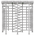 Turnichet vertical cu dublu pasaj de trecere din otel inoxidabil 304, CAME Ozak, BTX 300 N1-D