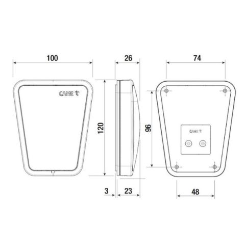 Lampa de semnalizare CAME KLT1FDSW, 806LA-0060