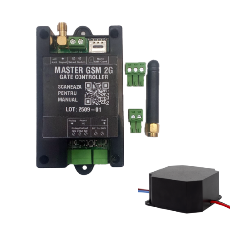 Modul GSM 2G cu sursa de alimentare inclusa – Control porti si bariere prin SMS/Apel