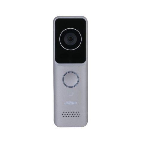 Videointerfon de exterior IP WiFi Dahua VTO2311R-WP, 2 MP, 1 familie, auto IR, IC card, 3.000 carduri, slot card, aparent, PoE